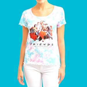Friends The Television Series Lettuce Edge Tee For Juniors. NWT. Medium (7/9).